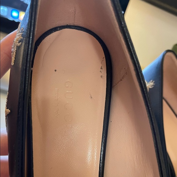 Limited Edition Gucci GG Marmont Bees & Stars Leather Pump - Picture 10 of 12